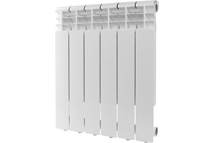 Алюминиевый радиатор Rommer Profi 500 AL500-80-80-100 6 секций RAL9016 82483