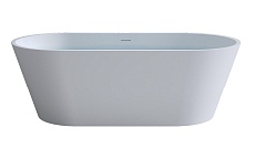 Ванна из искусственного камня Timo Elissa ELISSA1580 158x74 см белый матовый