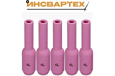 Сопло керамическое TIG Инсвартех удлиненное 17-18-26 10N №4L, 10 шт IST0193