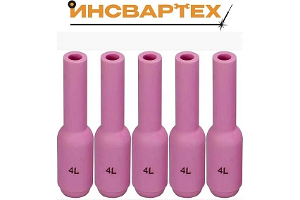 Сопло керамическое TIG Инсвартех удлиненное 17-18-26 10N №4L, 10 шт IST0193