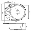 Кухонная мойка Iddis Suno 60 см полированная SUN60PRi77