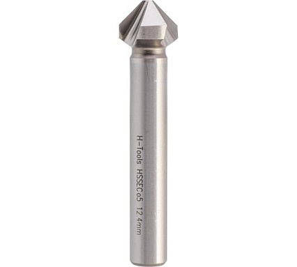 Зенковка H-Tools 90градусов 12.4мм HSSE-Co5 3z DIN335C L-56мм 796124EHT