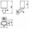 Стакан подвесной Gessi Ovale 25608.031