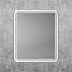Зеркало Art&Max Genova 60x80 с подсветкой, белый матовый AM-Gen-600-800-DS-F-White