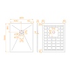 Поддон для душа RGW Stone Tray-G 100x80 камень, графит 14152810-02-11