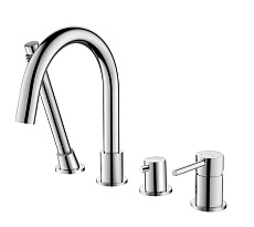 Смеситель на борт ванны Aquatek Европа AQ1348CR хром