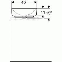 Раковина Geberit VariForm 55 см 500.779.01.2