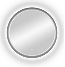 Зеркало Art&Max Napoli AM-Nap-1000-DS-F-Grey 100x100 см, с подсветкой, серый матовый