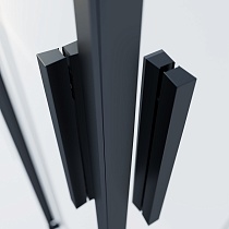 Душевой уголок Vincea Soft 2 VSS-3SO2900CLB 90x90 черный, прозрачное
