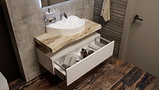Мебель для ванной Velvex Felay 100 см белый глянец