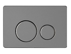 Кнопка смыва AQUAme AQM4111GM оружейный металл