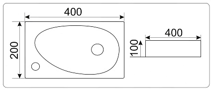 Раковина Gid N9265 40 см