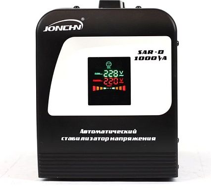 Интеллектуальный однофазный стабилизатор напряжения JONCHN SAR-D1000VA