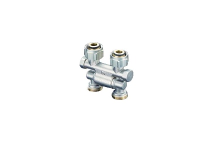 Узел Oventrop Multiflex F, 3/4 HГ x 3/4 HP, запорно-присоединительный, поворотный 1015711