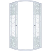 Душевой уголок Тритон Стандарт Узоры 100х100 без поддона