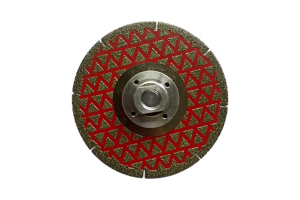Диск алмазный Electroplated Marble 1A1R D125-2,5T-3W-22.23H+4P(M14) Elsilber EL-RY0301Em