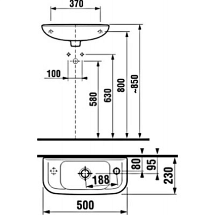 Раковина Jika Olymp 50