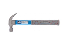 Молоток-гвоздодер Барс 370г, фибергласовая обрезиненная рукоятка 10455