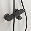 Душевая стойка Black&White Gravity GL-9104-GM оружейная сталь