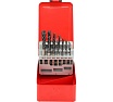 Набор машинных метчиков H-Tools M3-M12 HSSE-TiALN DIN371/376 + сверла 21пр 245054FHT