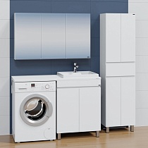 Мебель для ванной Санта Марс 130 см (рак.Юпитер 130см) напольная, белый