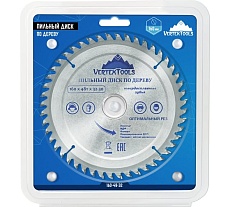 Диск пильный по дереву (160х32-30 мм; 48 зубов) Vertextools 160-48-32