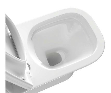 Унитаз-компакт Aquatek Optima Square AQ4411-00 безободковый, с микролифтом