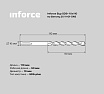 Бур по бетону 2X (10х110 мм; SDS+) Inforce 11-01-548
