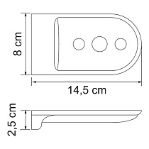 Мыльница WasserKRAFT Kammel K-8369