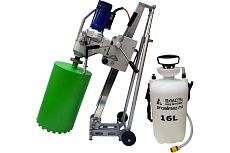 Установка алмазного бурения ПРОАЛМАЗ PRO 353 EL AT+Бак 16 л PRO 353 EL-ATV