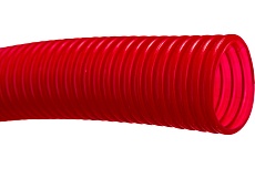 Гофра Uni-Fitt 25 мм, красная, для труб 16 мм, 100 м 583R2510