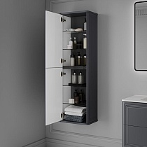 Шкаф пенал Iddis Oxford Neo 40 см темно-серый матовый OXN40D0i97