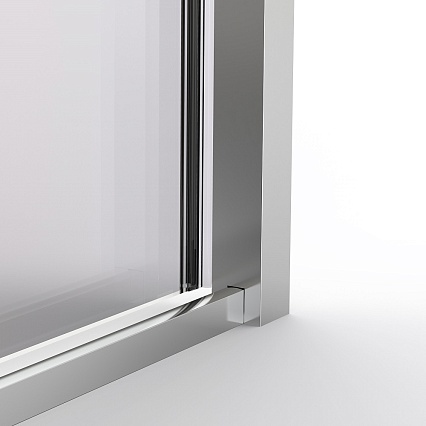 Душевая дверь Vincea Stella VDS-1ST140CLGM 140x200 вороненая сталь, прозрачная