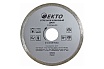 Диск алмазный отрезной сплошной (230х2.6х22.2 мм) EКТО CD-001-230-026