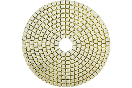 Круг алмазный гибкий шлифовальный АГШК WHITE NEW (125x2.5 мм; Р400) TECH-NICK 128.120.6753