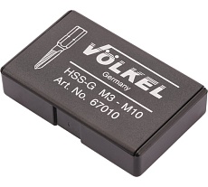 Набор метчиков для шуруповерта VOLKEL M3-M10 HSS-G 6пр V67010