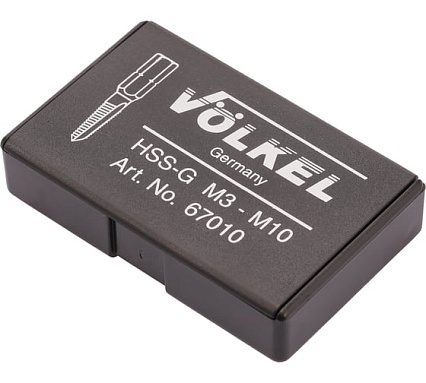 Набор метчиков для шуруповерта VOLKEL M3-M10 HSS-G 6пр V67010