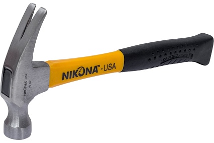 Столярный молоток NIKONA Roughneck с фибровой ручкой, 16oz 60-332