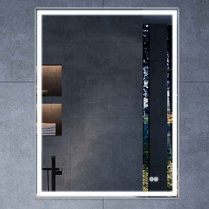 Зеркало Vincea VLM-3VN6007-2 60x70 см, сенсорный выключатель, диммер, антипар