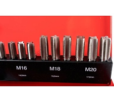Резьбонарезной набор M3-M20 HSS метчики+плашки+воротки, 54шт RUKO 245040