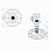 Ножки для поддона RGW N-01 STM, ST, STL 03230111-01