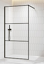 Душевая перегородка RGW Walk In WA-09B 100x200 черный, прозрачное 06100910-14