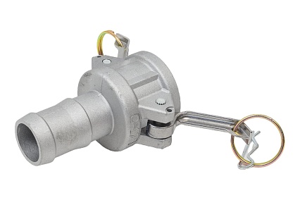 Алюминиевый камлок TITAN LOCK типа С серия EcoLine, розетка с хвостовиком 1 1/4" TL125CAL-EL