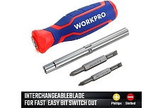 Отвертка 6 в 1 WORKPRO WP221046