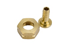 Штуцер со съемной гайкой М22, левая резьба, под шланг 9/12 мм F10.11.1 FOOB 00-00002572