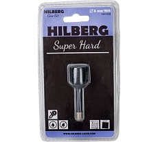 Коронка алмазная с воском по керамике и керамограниту Super Hard (8 мм; M14) Hilberg HH608