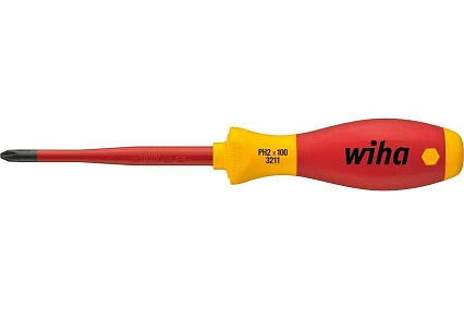 Отвертка Wiha SoftFinish electric slimFix Phillips PH2x100 мм wih35394