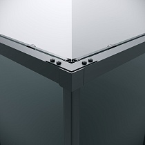 Душевой уголок Grossman Galaxy 300.K33.01.1010.21.10 100x100 тонированный, черный матовый