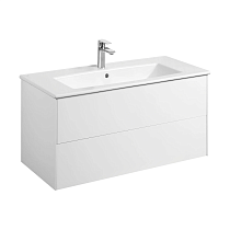 Мебель для ванной Акватон Сохо 100 см белый глянец