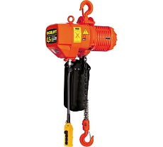 Цепная стационарная электрическая таль OCALIFT 005-01s г/п 0,5Т, высота 6м, 380в, на крюке OCA00501SN6m